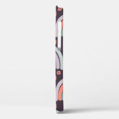  虹と雨滴の留め具で縫い目のない模様 Case-Mate iPhoneケース (裏面 / 左)