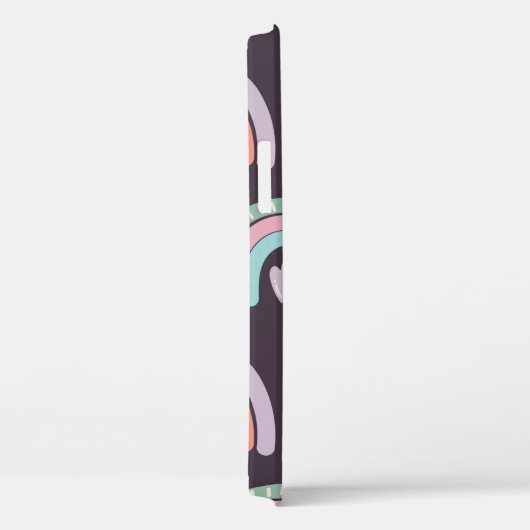  虹と雨滴の留め具で縫い目のない模様 Case-Mate iPhoneケース (裏面 / 右)