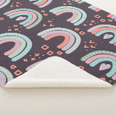 虹と雨滴：スカンジナビアのシームレス シェルパブランケット (3/4)