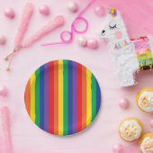 虹と雲かわいい第1の誕生日パーティー ペーパープレート (パーティー)