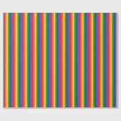 虹と雲かわいい第1の誕生日パーティー ラッピングペーパー (フラット)