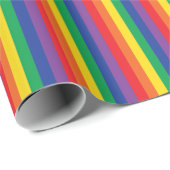 虹と雲かわいい第1の誕生日パーティー ラッピングペーパー (ロールコーナー)