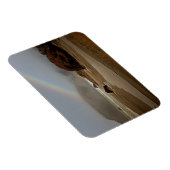 虹と雲のピスティルリバーオレゴンビーチ マグネット (右側)