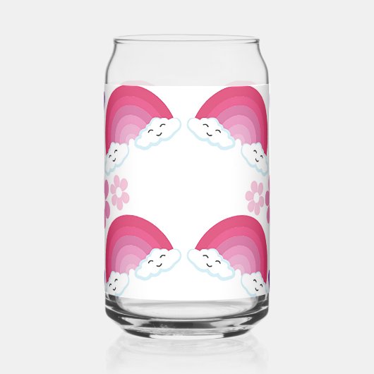 虹と雲 ガラス缶 (右)