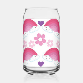 虹と雲 ガラス缶