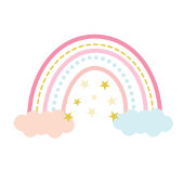 虹と雲 Tシャツ