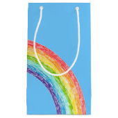 虹と青の空 スモールペーパーバッグ (正面)