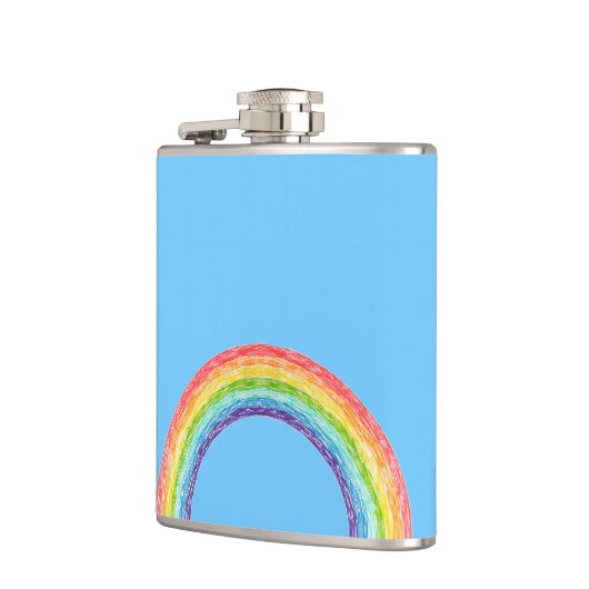 虹と青の空 フラスク (左)