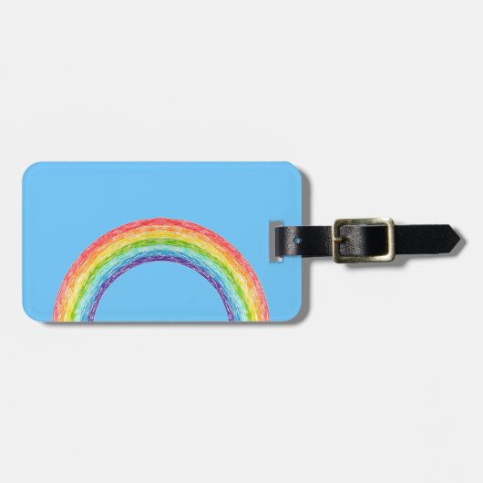 虹と青の空 ラゲッジタグ (正面横)