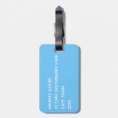 虹と青の空 ラゲッジタグ (裏面縦)