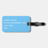 虹と青の空 ラゲッジタグ (裏面横)