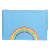 虹と青の空 枕カバー (裏面)