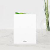 虹と風船の誕生日お礼カード サンキューカード (裏面)