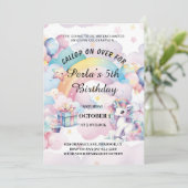 虹と魔法の誕生日招待状 2025 招待状 (スタンド正面)