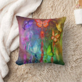 虹によっては芸術デザイナー枕が夢を見ます クッション (ブランケット)