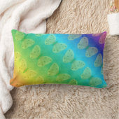 虹によっては蝶デイジーが夢を見ます ランバークッション (ブランケット)