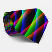 虹によってキルトにされるストライプなタイ ネクタイ (ロール)