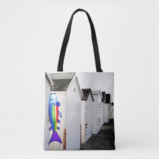 虹によって着色される凧 トートバッグ (正面)