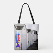 虹によって着色される凧 トートバッグ (裏面)