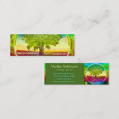 虹によって着色される木 スキニー名刺 (正面/裏面)