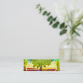 虹によって着色される木 スキニー名刺 (スタンド正面)