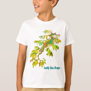 虹によって着色される海のドラゴンはTシャツをからかいます Tシャツ