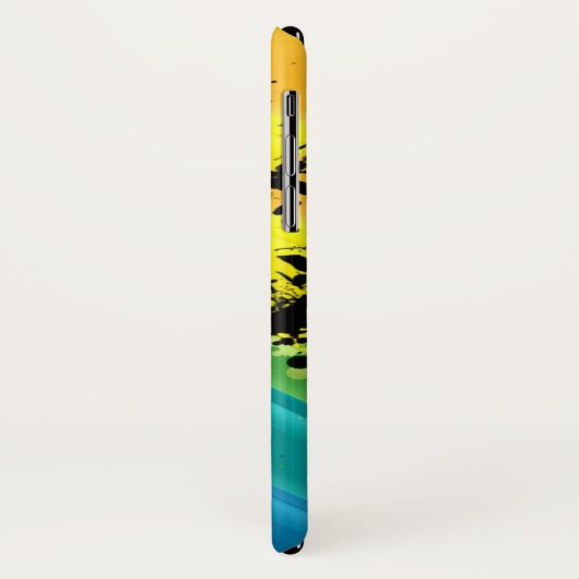 虹に挑むブルエレファント Case-Mate iPhoneケース (裏面/左)