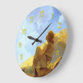 虹に ラージ壁時計 (傾斜)