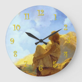 虹に ラージ壁時計