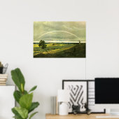 虹のある風景、有名な絵 ポスター (ホームオフィス)