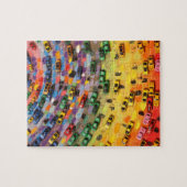 虹のおもちゃ車 ジグソーパズル (横)