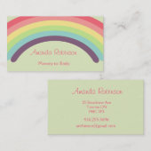 虹のお母さんのテレホンカード コーリングカード (正面/裏面)