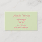 虹のお母さんのテレホンカード コーリングカード (裏面)