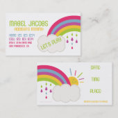 虹のお母さんカード コーリングカード (正面/裏面)