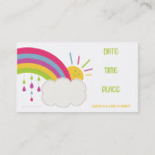 虹のお母さんカード コーリングカード (裏面)