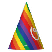 虹のかわいい子の誕生日パーティー パーティーハット (左)