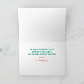 虹のかわいい手描きカラフルカスタム シーズンカード (内部)