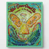 虹のがんはエンジェルアートの額絵画を切れない フォトプラーク (正面)