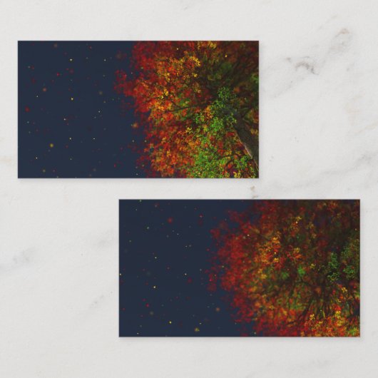 虹のしおり落ちる 名刺 (正面/裏面)