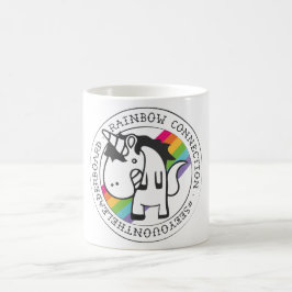 虹のつながりのマグ コーヒーマグカップ
