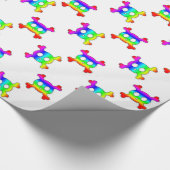 虹のどくろ印の包装紙 ラッピングペーパー (角)