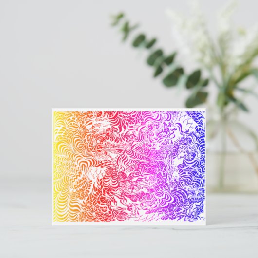 虹のはがき ポストカード (スタンド正面)