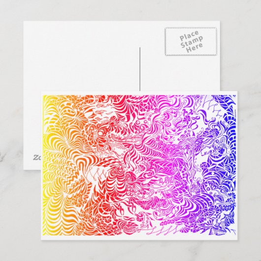 虹のはがき ポストカード (正面/裏面)