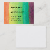 虹のぽっちゃりした名刺 名刺 (正面/裏面)