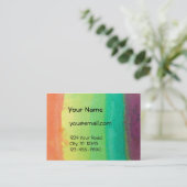 虹のぽっちゃりした名刺 名刺 (スタンド正面)