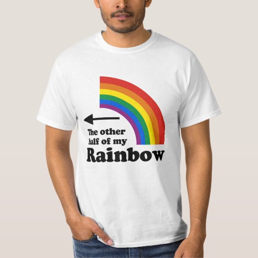 虹のもう半分 (右) Tシャツ (正面)