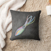 虹のイカの枕 クッション (ブランケット)