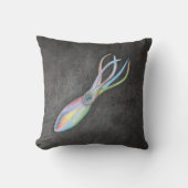 虹のイカの枕 クッション (正面)