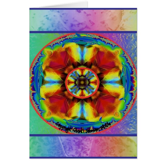 虹のイルカのチャクラ (正面)