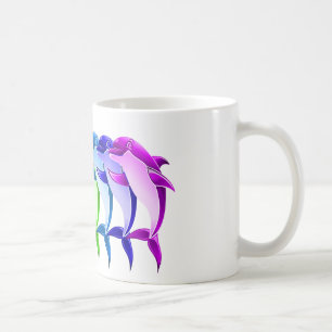 虹のイルカ コーヒーマグカップ
